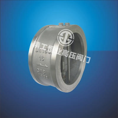 对夹连接双瓣旋启式止回阀